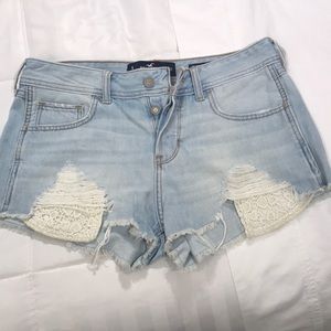 Hollister boyfriend denim shorts